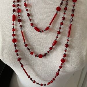 Red Bead Necklace